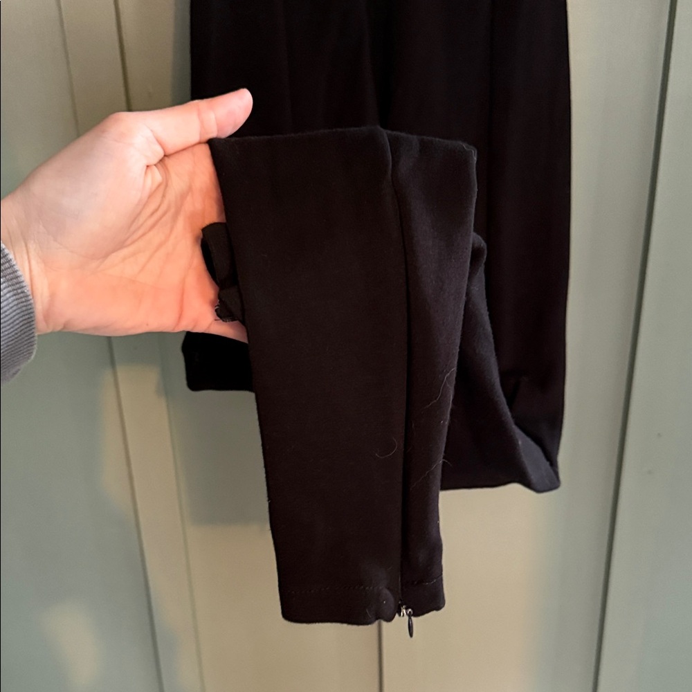 Dirty Laundry Black Leggings with Ankle Zips